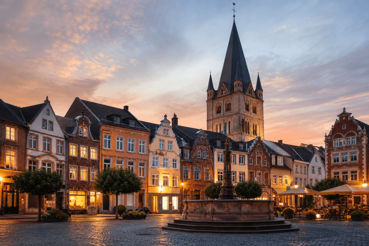 Marktplatzmotiv für den Einsatzort Euskirchen